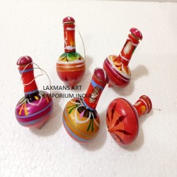 wooden toys lattoo spinner handmade painted