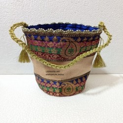 banarasi silk potli purses for ladies