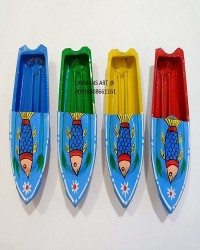 Tin toys boats for children from varanasi