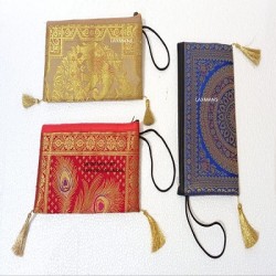 banarasi silk ladies purses