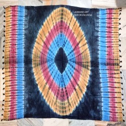 handmade tie dye dupatta scarves from banaras