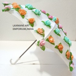 small decorative flowers umbrella for party