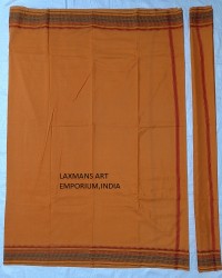 Cotton dhoti with duppatta for men for puja