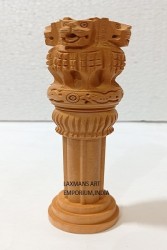 Ashoka pillar from banaras wooden carved decorative