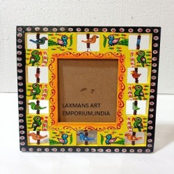 Wooden hand painted photo frames from banaras