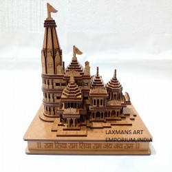 Ayodhya Ram mandir model wooden temple model