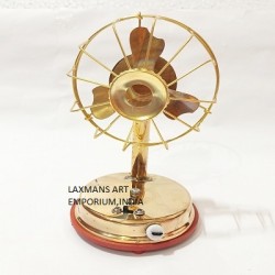 Brass handmade table fan model